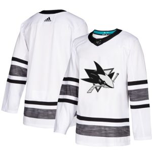 San Jose Sharks Trikot Blank Weiß 2019 All-Star Game Parley NHL